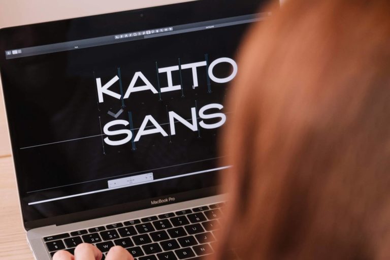 Brigida working with Kaito Sans
